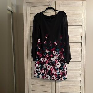 White House Black Market Elegant Black Dress